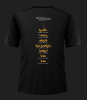 Picture shows back of t-shirt image